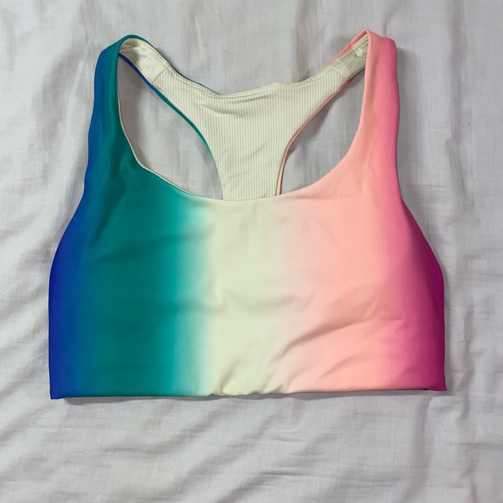 Rainbow Athleta Sports Bra